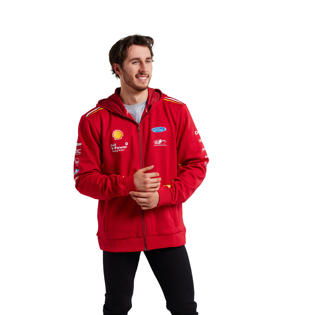 Shell V-Power Racing Team Men&#39;s Zip Hoodie